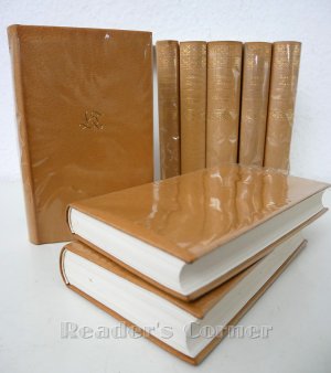 Gesammelte Werke in acht Bänden. Neue erweiterte Ausgabe. 1 Autobiographisches und ausgewählte Briefe; 2 Bühnenstücke; 3 - 5 Erzählungen; 6 - 7 Romane […]