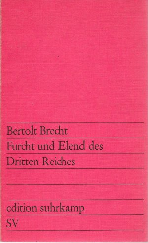 gebrauchtes Buch – Furcht und Elend des dritten Reiches