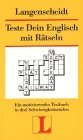 gebrauchtes Buch – Berestowska, Anna and Adam Sumera – Teste dein Englisch mit Rätseln!