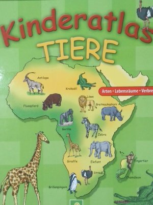 gebrauchtes Buch – Ute Friesen – Kinderatlas Tiere: Arten, Lebensräume, Verbreitung