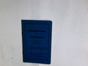 gebrauchtes Buch – Bedienungsanleitung für Fahrscheingeber Modell 314 System Klüsendorf