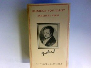 gebrauchtes Buch – Kleist, Heinrich von – Sämtliche Werke. Hrsg. von Paul Stapf/ Die Tempel-Klassiker