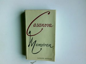 gebrauchtes Buch – Casanova, Giacomo und Heinrich Conrad – Casanova Memoiren, Band 6 vollständig übertragen von Heinrich Conrad