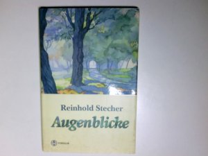 gebrauchtes Buch – Reinhold Stecher – Augenblicke : Rückblicke, Ausblicke. Mit 24 Farbbildern des Autors