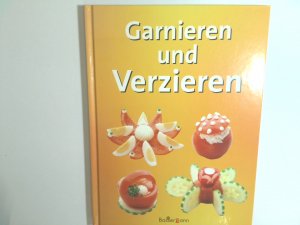 gebrauchtes Buch – Rudolf Biller – Garnieren und Verzieren-Set: Buch mit Buntmesser, Kugelausstecher und Kanneliermesser Buch mit Buntmesser, Kugelausstecher und Kanneliermesser