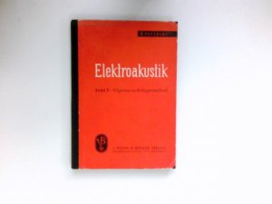 antiquarisches Buch – Herbert Petzoldt – Elektroakustik : Bd.1: Allgemeine Anlagentechnik.