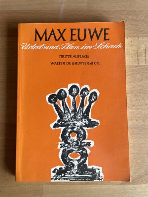 antiquarisches Buch – Max Euwe – Urteil und Plan im Schach