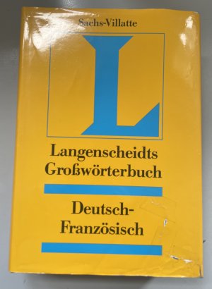 gebrauchtes Buch – Langenscheidt Großwörterbuch Französisch. Teil 2: Deutsch-Französisch.