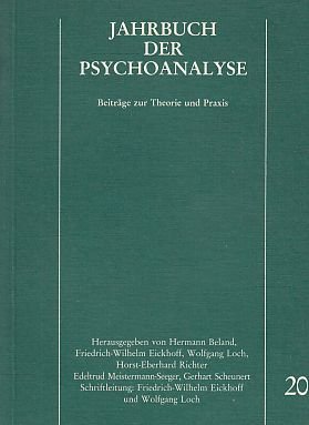 gebrauchtes Buch – Beland, Hermann u – Jahrbuch der Psychoanalyse - Band 20. Beiträge zur Theorie und Praxis.