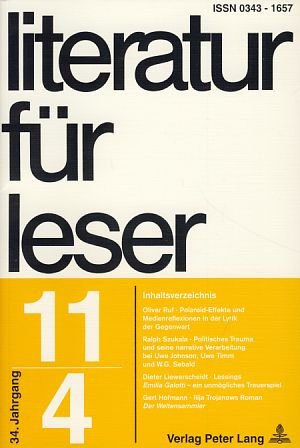 gebrauchtes Buch – Bullivant, Keith, Ingo Cornils Carsten Jakobi u – Literatur für Leser (LFL). 11/3. Uwe Timm. Konstanten im epischen Werk.