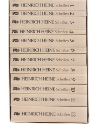 gebrauchtes Buch – Heinrich Heine – 12 BÄNDE) Heinrich Heine. Schriften. 1 - 12. Hrsg. von Klaus Briegleb.