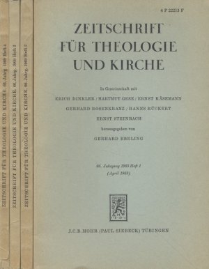 Zeitschrift für Theologie und Kirche, 66.