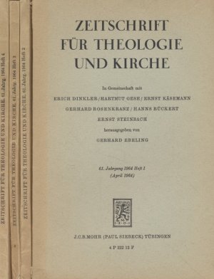 Zeitschrift für Theologie und Kirche, 61.