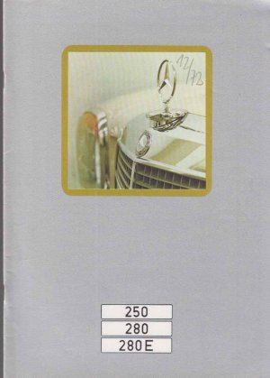 gebrauchtes Buch – Mercedes-Benz). 250. 280. 280 E.