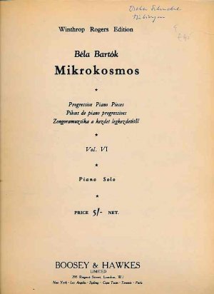 Mikrokosmos. Progressive Piano Pieces - Pieces de piano progressives Zongoramuzsika a kezdet legkezdetetöl. Vol. VI. Piano Solo. Winthrop Rogers Edition […]