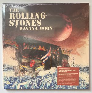 gebrauchter Tonträger – The Rolling Stones – Havana Moon. Deluxe Edition – The Rolling Stones Live in Cuba 2016. Contains: DVD, Blu-Ray and 2 CD's in a 60 Page Photobook.