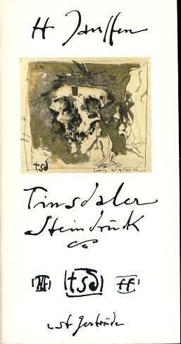 gebrauchtes Buch – Horst Janssen – Tinsdaler Steindruck. Lithographien vom Sommer 1985 - Herbst 1987 aus der Werkstatt des Dickus Heitmann. Gertrudenformat.