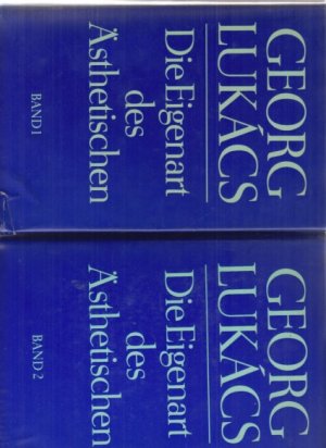 2 BÄNDE ) Die Eigenart des Ästhetischen. Textrevision: Jürgen Hahn. Mit einem Essay von Günther K. Lehmann.