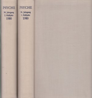 Psyche. Jahrgang XXXIV. 1980. Zeitschrift für Psychoanalyse und ihre Anwendngen - 2 Bd.e.