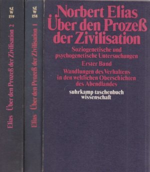 Über den Prozess der Zivilisation - 2 Bd.e. Teil: Bd. 1., Wandlungen des Verhaltens in den weltlichen Oberschichten des Abendlandes / Teil: Bd. 2., Wandlungen […]