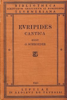 Euripidis Cantica.