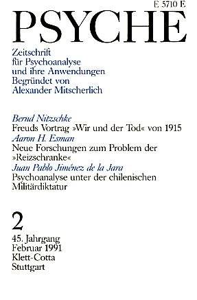 Psyche  45. Jahrgang 1991, Heft 2.