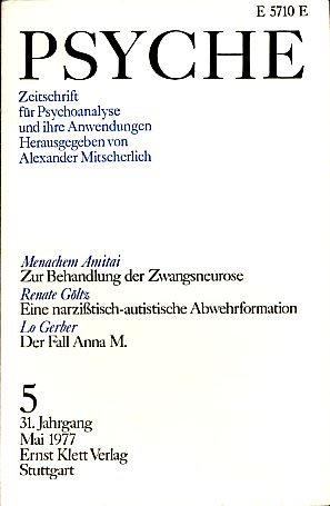 Psyche  31. Jahrgang 1977, Heft 5 .