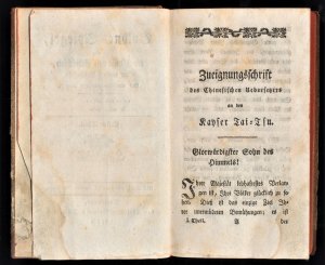 Der Goldne Spiegel, oder die Könige von Scheschian, eine wahre Geschichte : Aus dem Scheschianischen übersetzt von Christoph Martin Wieland, Erster Theil […]