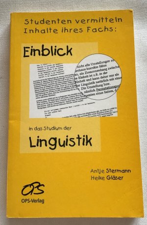 gebrauchtes Buch – Susanne Althoff – Einblick in das Studium der Rechtswissenschaften : Studenten vermitteln Inhalte ihres Fachs.