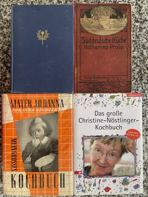 5 Kochbücher): 1. Kochbuch für jeden Haushalt. 2. Mein grosses Kochbuch. 3. Süddeutsche Küche. 4. Das große Christine-Nöstlinger-Kochbuch. 5. Südmährische […]