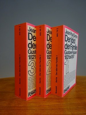 gebrauchtes Buch – Jean-Paul Sartre – Der Idiot der Familie: Gustave Flaubert. Bde. 1 - 3 (von 5). Deutsch von Traugott König.