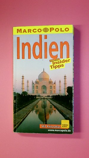 gebrauchtes Buch – Neumann-Adrian, Edda; Neumann-Adrian – INDIEN. Reisen mit Insider-Tipps ; mit Reiseatlas