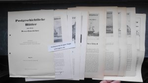 Postgeschichtliche Blätter aus dem Weser Ems Gebiet, Band 1 1955 bis 1959, Heft 1 – 15 (Post Postgeschichte Bremen Niedersachsen Oberpostdirektion Philatelie […]