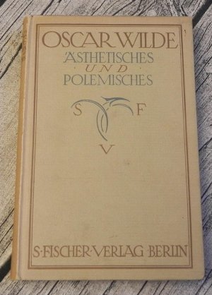 antiquarisches Buch – Oscar Wilde – Ästhetisches und Polemisches.