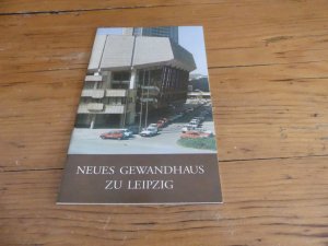 gebrauchtes Buch – Rudolf Skoda – Neues Gewandhaus zu Leipzig