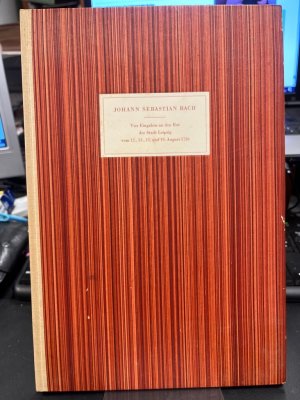 Vier Eingaben an den Rat der Stadt Leipzig .Vom 12., 13., 15. und 19. August 1736. (= Faksimile-Reihe Bachscher Werke und Schriftstücke Band 6).