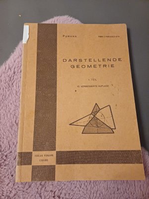 gebrauchtes Buch – Anton Pumann – Darstellende Geometrie 1. Teil