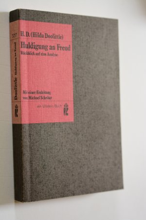 gebrauchtes Buch – Hilda Doolittle – Huldigung an Freud - Rückblick auf eine Analyse