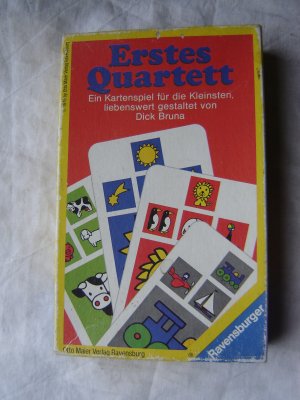 Erstes Quartett Ein Kartenspiel für die Kleinsten,liebenswert gestaltet von Dick Bruna