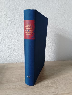 Actes du XVIIIe Congrès International de Linguistique et de Philologie Romanes. Université de Trèves (Trier) 1989 TOME VII