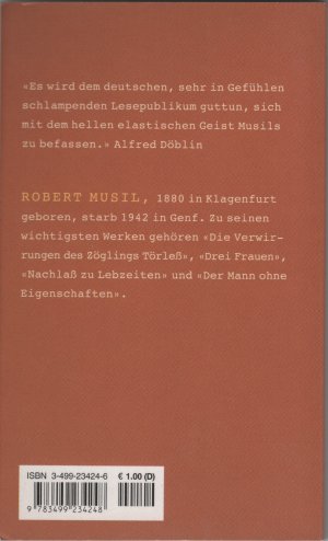 gebrauchtes Buch – Robert Musil – Als Papa Tennis lernte