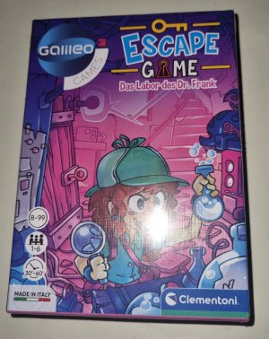 Clementoni - Galileo Games - Escape Game - Das Labor des Dr. Frank - NEU