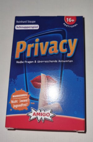 Schnupperspiel - Privacy - Partyspiel - Karten