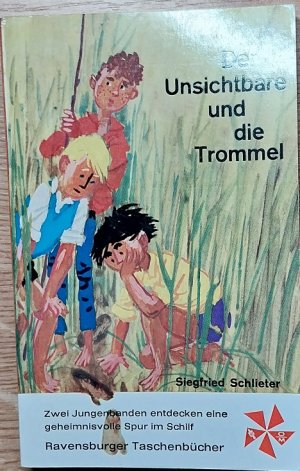 antiquarisches Buch – Siegfried Schlieter – Der Unsichtbare und die Trommel - Ravensburger Taschenbücher Nr. 96 - Erstausgabe