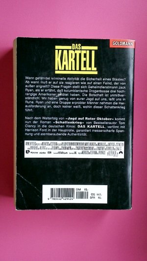 gebrauchtes Buch – Tom Clancy – DAS KARTELL. der Schattenkrieg ; Roman