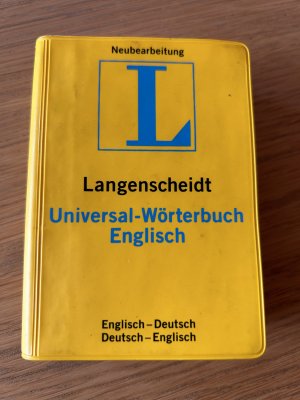 gebrauchtes Buch – Langenscheidt Universal-Wörterbücher. Fremdsprache-Deutsch /Deutsch-Fremdsprache in einem Band