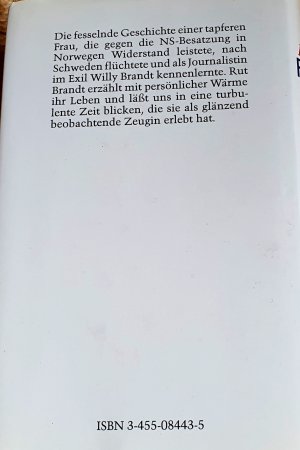gebrauchtes Buch – Rut Brandt – Freundesland -Erinnerungen