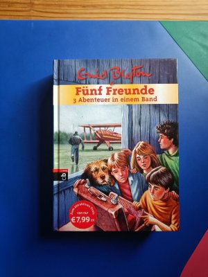 gebrauchtes Buch – Enid Blyton – Fünf Freunde - 3 Abenteuer in einem Band - Sammelband 7: Fünf Freunde und der geheimnisvolle Schneemensch / Fünf Freunde - Das doppelte Spiel / Fünf Freunde und das Geheimnis der blauen Katze