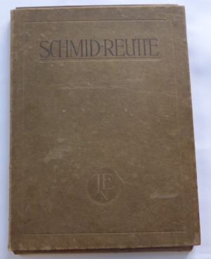 LUDWIG SCHMID-REUTTE - Mappe mit 32 Wiedergaben von Zeichnungen und Gemälden des Meisters