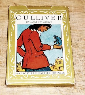 gebrauchtes Spiel – DDR-Kartenspiel Quartett Gulliver Im Land der Zwerge, Verlag Pössneck